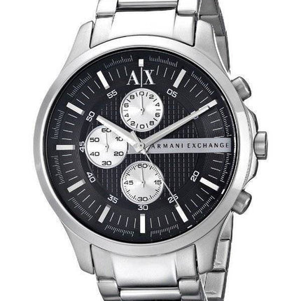 Armani Exchange Quartz chronographe cadran noir AX2152 montre homme