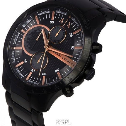 Armani Exchange Hampton chronographe cadran noir Quartz AX2429 montre pour homme fr