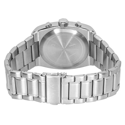 Montre homme Armani Exchange Oliver Chronograph, cadran gris, acier inoxydable, mouvement à quartz AX2820