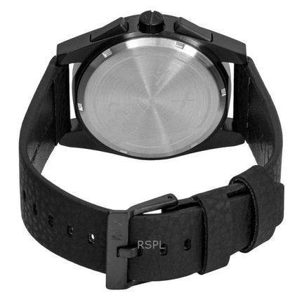 Montre homme Armani Exchange chronographe à quartz, bracelet en caoutchouc, cadran gris, AX2865