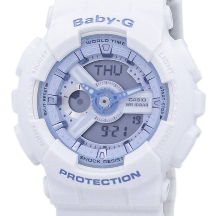 Casio Baby-G résistant aux chocs monde temps analogique numérique BA-110BE-7 a Women Watch