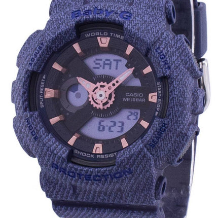 Casio G-Shock Baby-G monde temps analogique numérique BA-110DE-2 a 1 BA110DE2A1 Women Watch