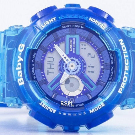 Casio Baby-G résistant aux chocs monde temps analogique numérique BA-110JM-2 a Women Watch