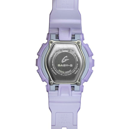 Montre Casio Baby-G analogique-numérique, bracelet en résine, cadran violet, mouvement à quartz BA-110MC-6A, étanche à 100 m, pour femme