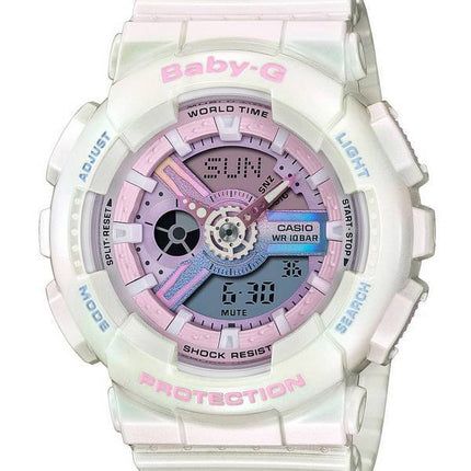 Casio Baby-G Aurora Borealis Analogique Numérique Quartz BA-110PL-7A1 BA110PL-7 100M Montre Femme