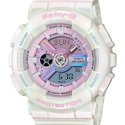 Montre pour femme Casio Baby-G Aurora Borealis Crystalline Analog Digital Quartz BA-110PL-7A2 BA110PL-7 100M