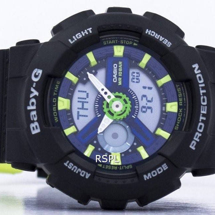 Casio Baby-G résistant aux chocs monde temps analogique numérique BA-110PP-1 a Women Watch