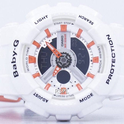 Casio Baby-G résistant aux chocs monde temps analogique numérique BA-110PP-7 a 2 Women Watch