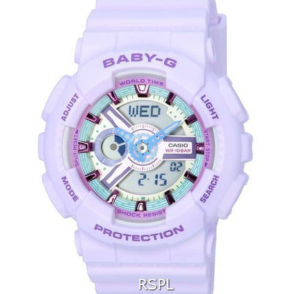Casio Baby-G Analog Digital Pastel Meets Metallic Quartz BA-110XPM-6A BA110XPM-6 100M Montre Femme