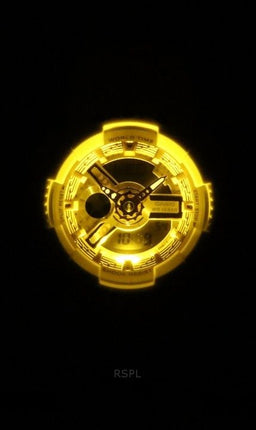 Montre analogique numérique Casio Baby-G pour femme avec bracelet en résine rose et cadran rose BA-110YK-4A, 100 m