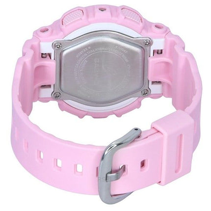 Montre analogique numérique Casio Baby-G pour femme avec bracelet en résine rose et cadran rose BA-110YK-4A, 100 m
