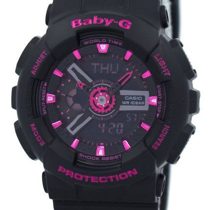 Montre Casio Baby-G World Time analogique-numérique BA-111-1A femmes