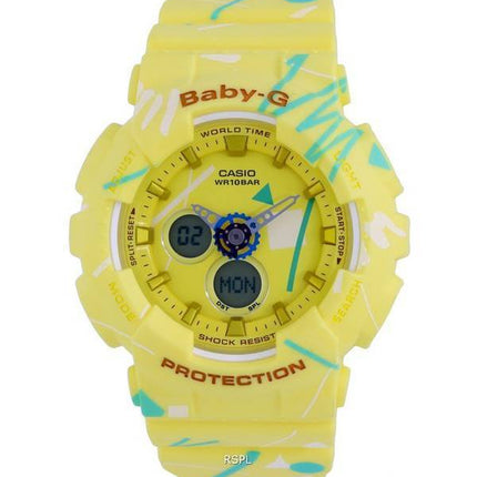 Casio Baby-G Analogique Numérique Résine Quartz BA-120SC-9A.G BA120SC-9 100M Montre Femme