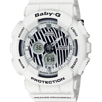 Casio Baby-G Wildlife Édition Limitée Quartz Analogique Numérique BA-120WLP-7A BA120WLP-7 100M Montre Femme