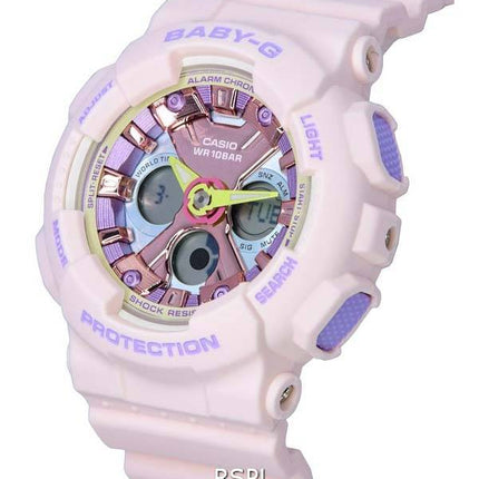 Casio Baby-G Couleur Pastel Analogique Digital Quartz BA-130PM-4A BA130PM-4 100M Montre Femme