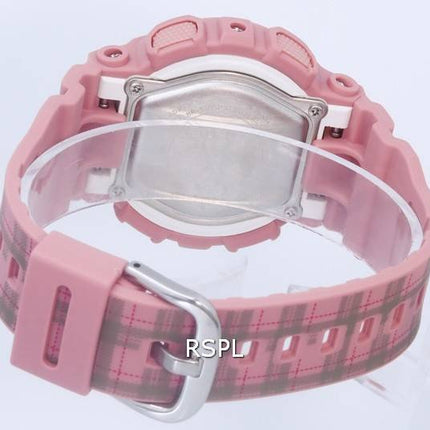 Montre pour femme Casio Baby-G World Time rose analogique numérique Quartz BA-130SP-4A BA130SP-4 100M