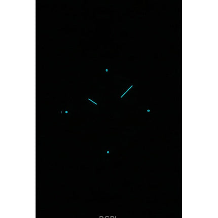 Montre Bauhaus Classic pour femme, bracelet en cuir, cadran blanc, quartz, 20371