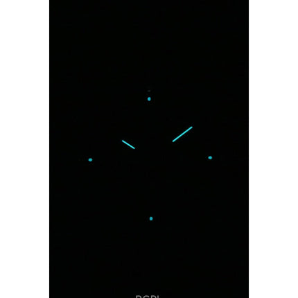 Montre femme Bauhaus 20373 à quartz, bracelet en cuir, cadran bleu foncé