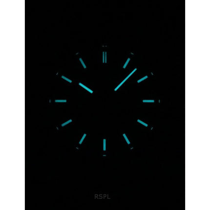 Montre Bauhaus Aviation pour homme avec bracelet en cuir vert et cadran vert foncé, automatique, 28604 100M