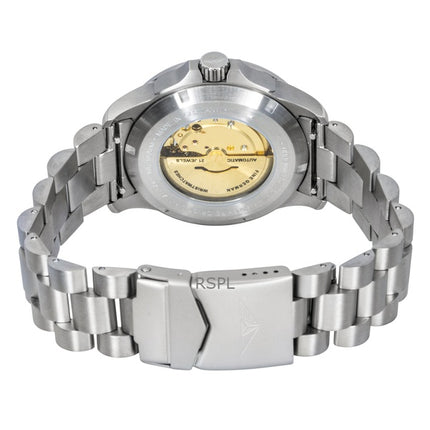 Montre homme Bauhaus Aviation Titanium à cadran vert automatique 2862M4 100M