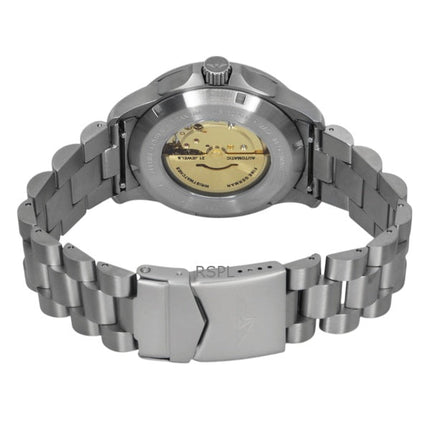Montre homme Bauhaus Aviation titane cadran beige automatique 2866M5 100 m