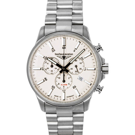 Montre homme Bauhaus Aviation Chronographe Titane Cadran Beige Quartz 2880M5 100M