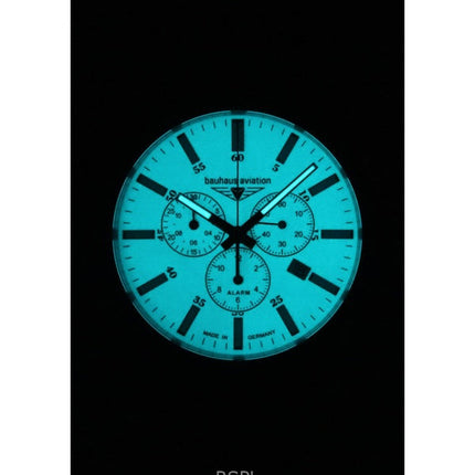 Montre homme Bauhaus Aviation Chronographe Titane Cadran Beige Quartz 2880M5 100M