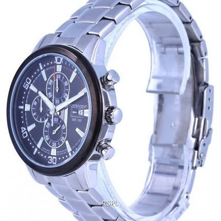 Montre Homme Chronographe Indépendant Acier Inoxydable Cadran Noir Quartz BA2-644-51.G 100M