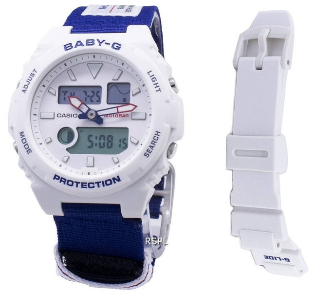 Montre Casio Baby-G BAX-125-2A BAX125-2A en édition limitée Tide Graph pour femmes