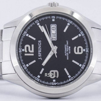 J.Springs par montre Seiko automatique hommes cadran noir 100M BEB035