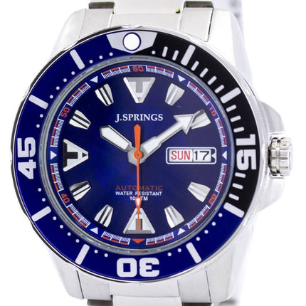 J.Springs sport automatique cadran bleu 100M BEB080 les hommes de Seiko Watch