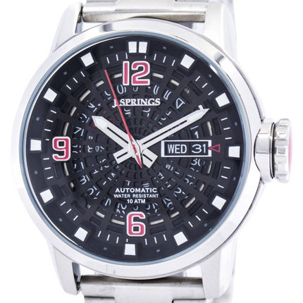 J.Springs par montre Seiko Tokyo Style automatique hommes cadran noir 100M BEB093