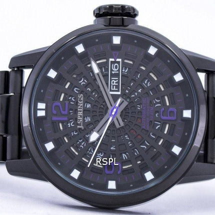 J.Springs par montre Seiko Tokyo Style automatique hommes cadran noir 100M BEB095