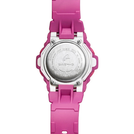 Montre Casio Baby-G Digital à bracelet en résine, mouvement à quartz BG-169KB-4B1, étanche à 200 m, pour femme