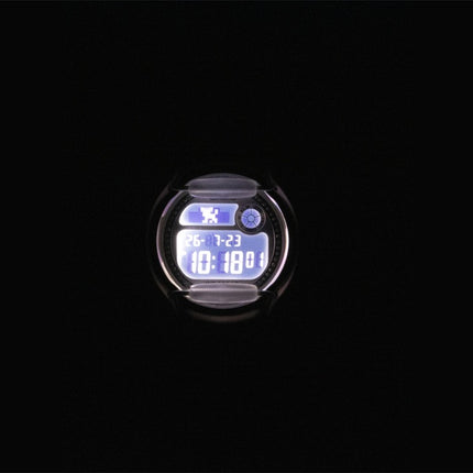 Montre Casio Baby-G Digital à bracelet en résine, mouvement à quartz BG-169KB-4, étanche à 200 m, pour femme