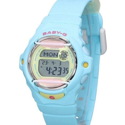 Casio Baby-G Digital Beach Scene Série thématique Bracelet en résine bleue Quartz BG-169PB-2 200M Montre pour femme