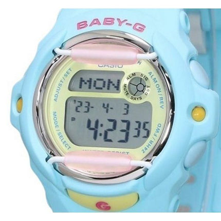 Casio Baby-G Digital Beach Scene Série thématique Bracelet en résine bleue Quartz BG-169PB-2 200M Montre pour femme