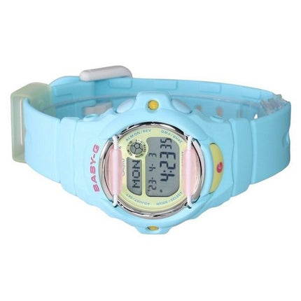 Casio Baby-G Digital Beach Scene Série thématique Bracelet en résine bleue Quartz BG-169PB-2 200M Montre pour femme