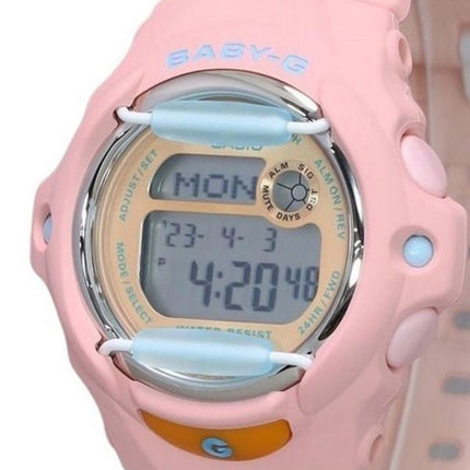 Casio Baby-G Beach Digital Scene Thème Série Bracelet en résine rose Quartz BG-169PB-4 200M Montre pour femme