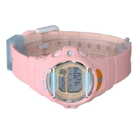 Casio Baby-G Beach Digital Scene Thème Série Bracelet en résine rose Quartz BG-169PB-4 200M Montre pour femme