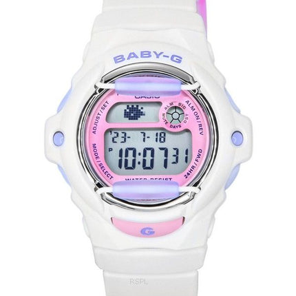 Casio Baby-G Basic Digital Bracelet en résine blanche Quartz BG-169PB-7 200M Montre pour femme