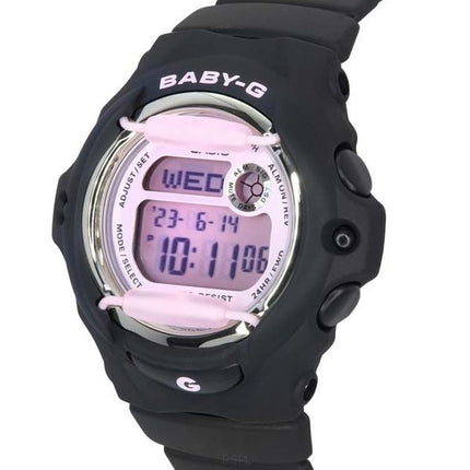 Casio Baby-G Bracelet en résine numérique Cadran rose Quartz BG-169U-1C 200M Montre pour femme