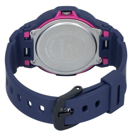 Montre Casio Baby-G analogique en résine, cadran bleu, mouvement à quartz BGA-10D-2A1, étanche à 100 m, pour femme