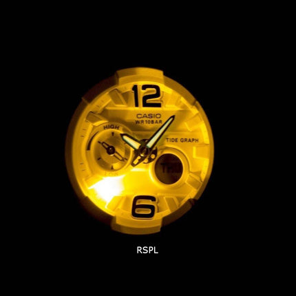 Casio Baby-G résistant aux chocs marée graphique analogique numérique BGA-180BE-2 b Women Watch