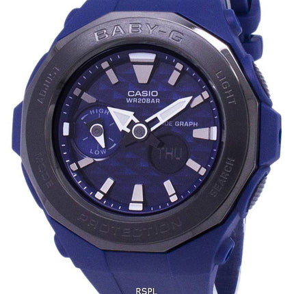 Casio Baby-G Tide graphique Analog Digital 200M BGA-225G-2 a BGA225G-2 a Women Watch