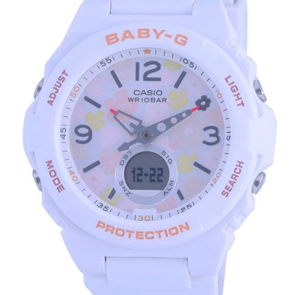 Montre Casio Baby-G Horloge Mondiale Analogique Numérique BGA-260FL-7A BGA260FL-7 100M pour Femme