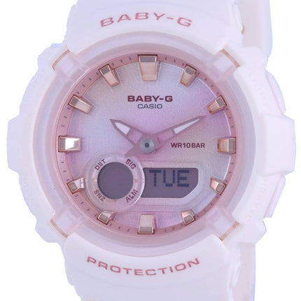 Montre Casio Baby-G Heure Mondiale Analogique Numérique BGA-280-4A2 BGA280-4 100M pour Femme
