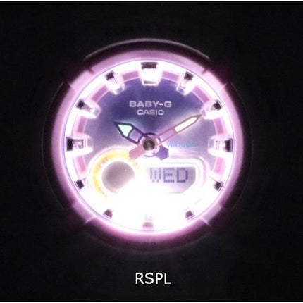 Casio Baby-G Analogique Numérique Cadran Multicolore Quartz BGA-280PM-7A BGA280PM-7 100M Montre Femme