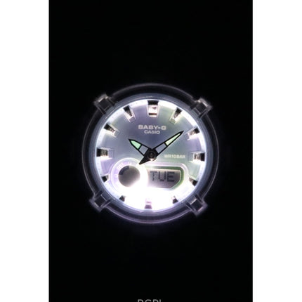 Montre analogique numérique Casio Baby-G pour femme, bracelet en résine, cadran bleu, quartz, BGA-280TD-2A, 100 m