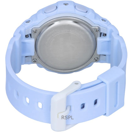 Montre analogique numérique Casio Baby-G pour femme, bracelet en résine, cadran bleu, quartz, BGA-280TD-2A, 100 m